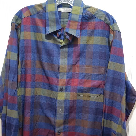 Handsome Daniel Cremieux Long Sleeve Button Casual Dress Shirt - Medium - Picture 2 of 15